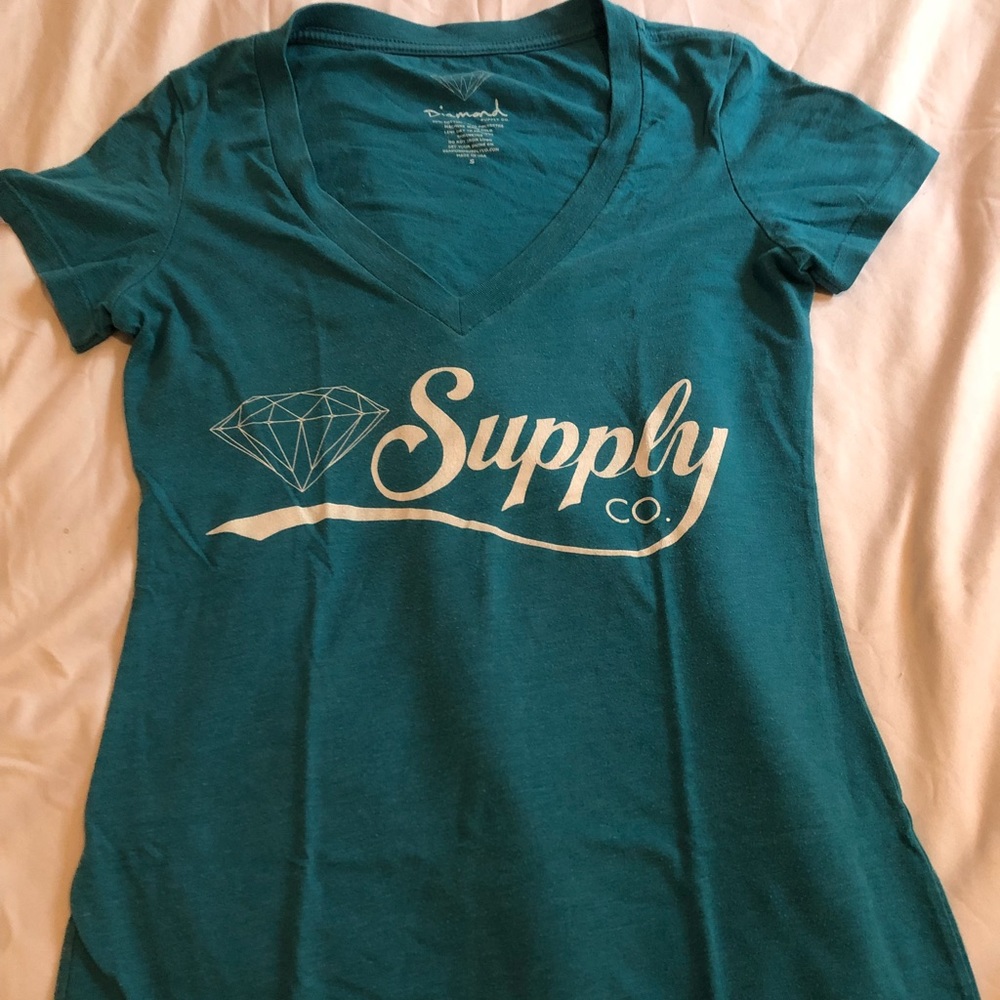 Teal Diamond Supply t-shirt
